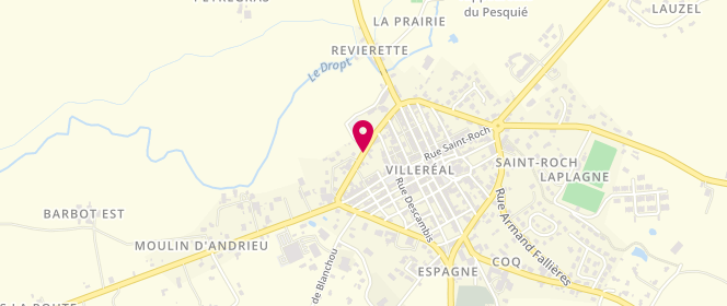Plan de Accueil de loisirs périscolaire de Villeréal, Boulevard Alphonse de Poitiers, 47210 Villeréal