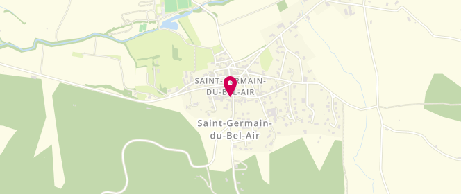Plan de Accueil de loisirs de Saint Germain du Bel Air, Le Bourg, 46310 Saint-Germain-du-Bel-Air