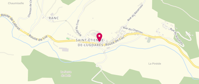Plan de Accueil de loisirs Les P'tits Loups, 788 Route de Luc, 07590 Saint-Étienne-de-Lugdarès