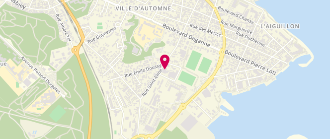 Plan de Accueil périscolaire des Mouettes, 32 Rue Saint Elme, 33120 Arcachon