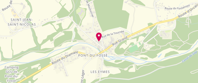 Plan de Ascr Le Mille Club, Place de la Mairie Maison Pour Tous (Mille Club) - Pont du Fossé, 05260 Saint-Jean-Saint-Nicolas