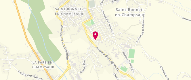 Plan de Centre Social Planète ChampsaurValdo / Asso Sport&culture Champsaur, Quartier le Roure, 05500 Saint-Bonnet-en-Champsaur
