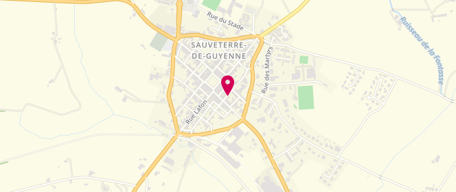 Plan de EJ Sauveterre, Rue Sainte Catherine, 33540 Sauveterre-de-Guyenne