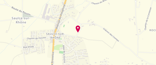 Plan de périscolaire Saulce Et Kid'o'saulce, 3 Chemin de la Girarde, 26270 Saulce-sur-Rhône