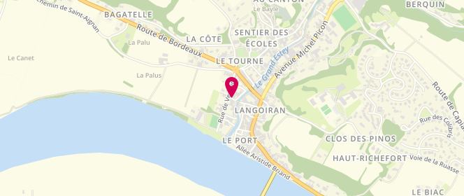 Plan de Accueil de loisirs - Eedf Entre Deux Mers, 152 Rue le Port, 33550 Le Tourne