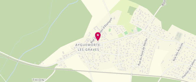 Plan de Accueil périscolaire - Ayguemorte Les Graves, 24 Avenue du Général de Gaulle, 33640 Ayguemorte-les-Graves