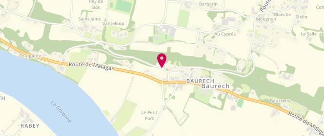 Plan de Accueil de loisirs Accueil périscolaire Baurech, 316 Rue du Bourg, 33880 Baurech