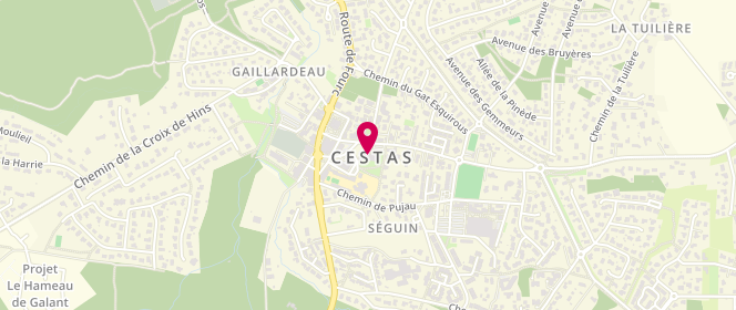Plan de Accueil périscolaire - Mairie Cestas, 2 Avenue du Baron Haussmann, 33610 Cestas