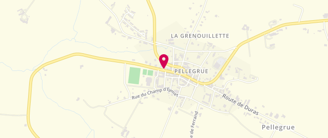 Plan de Club Ados de Pellegrue, 42 Bis Rue de la République, 33790 Pellegrue