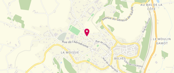 Plan de Centre de loisirs Espace Enfance, Rue Antoine Despont, 24170 Pays-de-Belvès