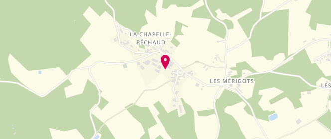 Plan de Centre de loisirs les Vitarelles, La Chapelle Péchaud, 24250 Castelnaud-la-Chapelle