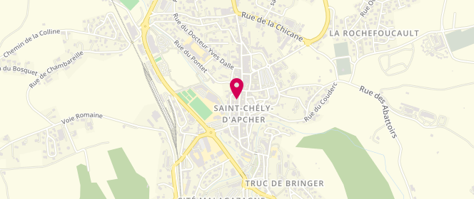 Plan de Espace Jeunes Saint Chely d'Apcher, Mairie, 48200 Saint-Chély-d'Apcher