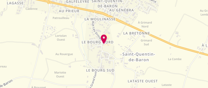 Plan de Accueil périscolaire- saint Quentin De Baron, 21 Rue Léo Drouyn, 33750 Saint-Quentin-de-Baron