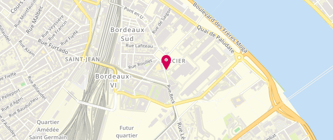 Plan de Accueil périscolaire - Centre D'animation Bordeaux Sud Ferdinand Buisson, 17 Place Ferdinand Buisson, 33800 Bordeaux