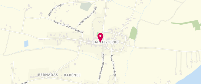 Plan de Accueil de loisirs périscolaire Sainte-Terre, 12 Avenue Charles de Gaulle, 33350 Sainte-Terre