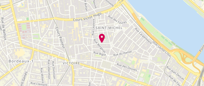 Plan de Accueil périscolaire - Centre D'animation Saint-Michel / Menuts - 33300, 25 Rue Permentade, 33300 Bordeaux