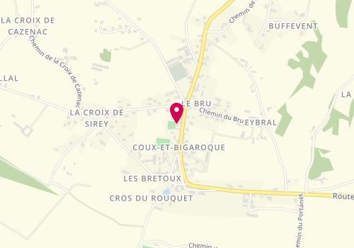 Plan de Accueil périscolaire de Coux Bigaroque Mouzens, Ecole, 24220 Coux-et-Bigaroque-Mouzens