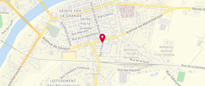 Plan de Accueil périscolaire - Sainte Foy La Grande, 1 Rue Salvador Allende, 33220 Sainte-Foy-la-Grande