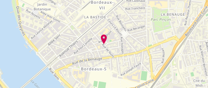 Plan de Accueil périscolaire - Maternelle De Nuits, 31 Rue de Nuits, 33100 Bordeaux