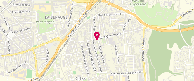 Plan de Accueil périscolaire - Elémentaire Jaurès, 1 Rue de la Paix, 33270 Floirac