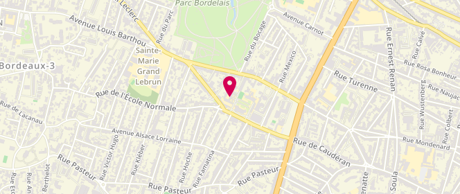 Plan de Accueil extrascolaire - Ecole Jean Cocteau, 49 Rue de l'École Normale, 33200 Bordeaux