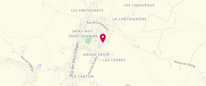 Plan de Accueil périscolaire de Saint Avit Saint Nazaire, 29 Rue des Ecoles, 33220 Saint-Avit-Saint-Nazaire