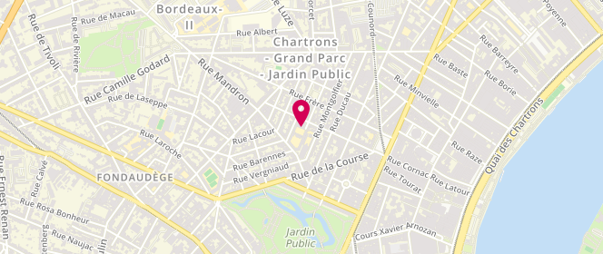 Plan de Accueil extrascolaire - Ecole Élémentaire Montgolfier, 6 Rue Saint-Maur, 33000 Bordeaux