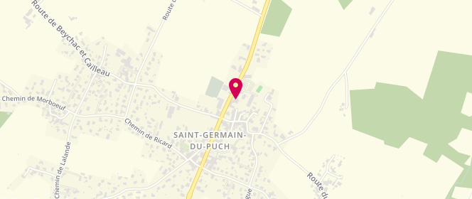 Plan de Accueil de loisirs Saint Germain Du Push, 6 Route de Libourne, 33750 Saint-Germain-du-Puch