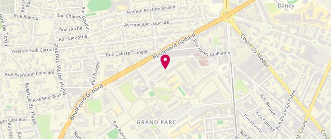 Plan de Accueil périscolaire - Centre Du Grand Parc Élémentaire Schweitzer, 12 Bis Rue Docteur Albert Schweitzer, 33300 Bordeaux