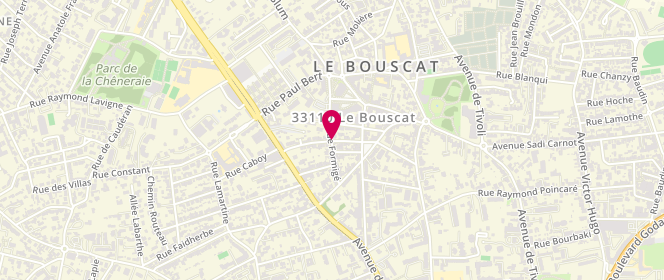Plan de Scouts et Guides de France - Groupe le Bouscat, 3 Rue Formige, 33110 Le Bouscat