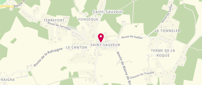 Plan de Accueil de loisirs de Saint Sauveur, 10 Impasse Traversière, 24520 Saint-Sauveur