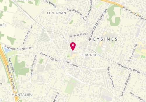 Plan de Accueil de loisirs Pôle Educatif - extrascolaire, 2 Rue Jean Zay, 33320 Eysines