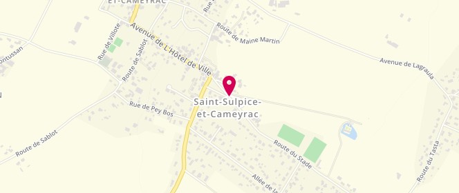 Plan de Accueil de loisirs 3/6 Ans, 2 Route du Stade, 33450 Saint-Sulpice-et-Cameyrac