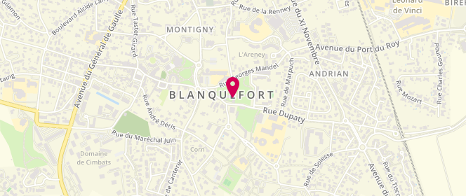 Plan de Accueil de loisirs Abcs, Boulevard des Jeunes, parc de Fongravey, 33290 Blanquefort
