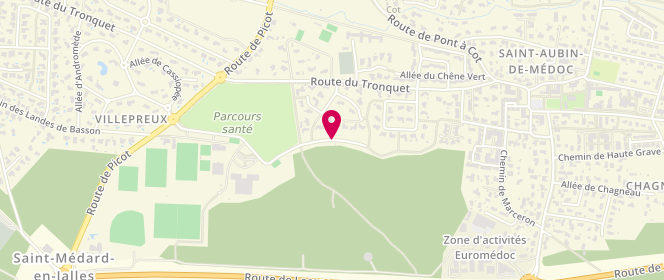 Plan de Accueil périscolaire - Maternelle Jean De La Fontaine, 8 Route de la Serpentine, 33160 Saint-Aubin-de-Médoc