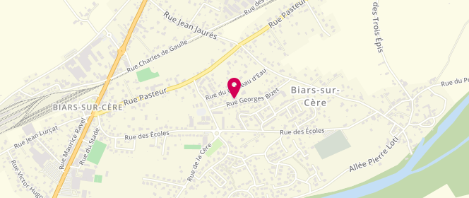 Plan de Accueil de loisirs Anim'cere Dordogne, 11 Rue Georges Bizet, 46130 Biars-sur-Cère