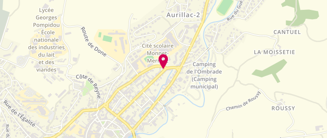 Plan de Centre social municipal du Cap Blanc, 77 Boulevard Jean Jaurès, 15000 Aurillac