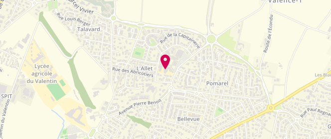 Plan de Accueil de loisirs Allet, 75 Place Elie Cester, 26500 Bourg-lès-Valence