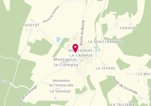 Plan de Les P'tits Genies de Paradis, Le Bourg, 24140 Montagnac-la-Crempse