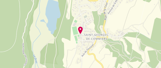Plan de Accueil de loisirs De Saint-Georges-De-Commiers, 2 Rue de la Mairie - Bâtiment Polyvalent, 38450 Saint-Georges-de-Commiers