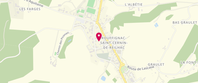 Plan de Accueil de loisirs de Rouffignac saint Cernin, Le Bourg, 24580 Rouffignac-Saint-Cernin-de-Reilhac