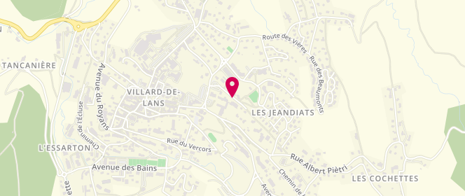 Plan de Accueil de loisirs périscolaire Les Laiches, Impasse des Laiches, 38250 Villard-de-Lans