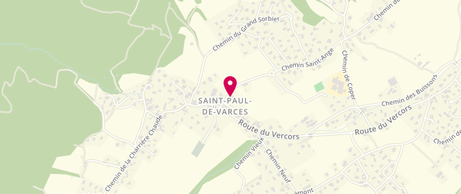 Plan de Local de Jeunes Saint Paul de Varces, Salle des Fêtes le Ruban, 38760 Saint-Paul-de-Varces