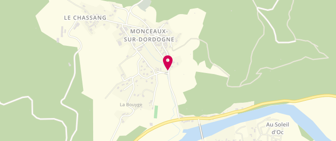 Plan de Accueil périscolaire de Monceaux sur Dordogne, Le Bourg, 19400 Monceaux-sur-Dordogne