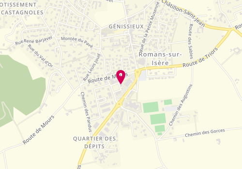 Plan de Centre de loisirs de Génissieux, 75 Place du Marché, 26750 Génissieux