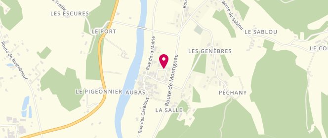 Plan de Les Mascottes, Le Bourg, 24290 Aubas