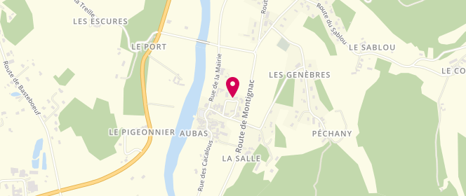 Plan de Les P'tits Loups, Chemin de Gouny, 24290 Montignac