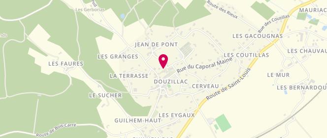 Plan de Accueil périscolaire Douzillac, Le Bourg, 24190 Douzillac