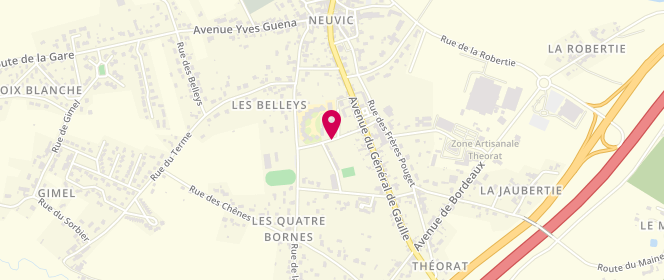 Plan de Accueil de loisirs Les Castors, Rue du Jumelage, 24190 Neuvic