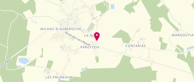 Plan de Centre de loisirs Intercommunal du Pays d'Auberoche, Le Bourg, 24330 Milhac-d'Auberoche